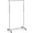 Zeller Clothes On Wheels Silver Garderob 83x170cm