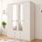 EVUHOME Volet White Wardrobe 140x184cm