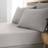 Catherine Lansfield So Soft Easy Iron Fitted Bed Sheet Grey, Green