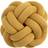 Design House Stockholm Knot Komplet pyntepude Gul (30x30cm)
