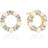 Sif Jakobs Biella Perla Yellow Gold Plated Freshwater Pearl Cubic Zirconia Earrings