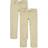 The Children's Place Girl's Uniform Stretch Skinny Chino Pants 2-pack - Sandy (3011216-142)