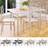 Casaria 5 Pcs Table and 4 Chairs Dining Set 5pcs