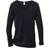 ENGEL Natur Women's Merinoull Och Silke Blus - Black