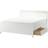 IKEA IDANÄS sängstomme med förvaring, vit/Luröy Sängpaket