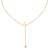 Tommy Hilfiger Heart Necklace - Gold/Transparent