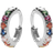Maanesten Nubia Color Earrings - Silver/Multicolour