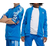 adidas Junior Original Adicolor SST Training Jacket - Blue Bird