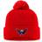 Fanatics Branded Washington Capitals Core Primary Logo Cuffed Knit Hat with Pom - Red