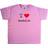 TeeTreeDesigns Kid's I Love Heart Nuneaton - Pink