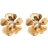 Caroline Svedbom Anemone Earrings - Gold/Transparent