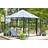 Scandic Greenhouse Odin 12.5m² 4mm Sort Aluminium Hærdet glas