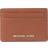 Michael Kors Pebbled Leather Card Case - Luggage