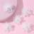 Shein 5pcs White Mesh Fabric Flower Hair Clips