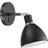 Nordlux Ray Black Wall light ∅ 12cm