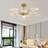 Blue Elephant Guay Gold/Clear Pendant Lamp ∅ 15cm