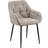 AC Design Furniture Bentley Beige Matte Black Köksstol 83cm 2st