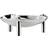 Stoff Nagel Silver Lysestage 5cm