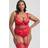 LoveHoney Treasure Me Red Push-Up Bra Set