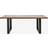 Nordal Vintage Natural/Black Matbord 200x100cm