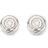 Scrouples Donut Earrings - White Gold/Diamonds
