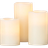 Lights4fun Battery Operated Ivory LED Candle 15cm 3pcs