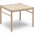 Carl Hansen & Søn OW449 Colonial White Oiled Oak Soffbord 60x60cm