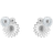 Georg Jensen Daisy Stud Earrings - Silver/White