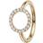 Christina Collect Circle Ring - Gold/Topaz