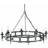 Loops ME61837329 Black/Silver Pendant Lamp ∅ 90cm