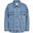 Only Safe Oversized Denim Jacket - Blue/Medium Blue Denim