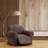 Paulato Stretch Recliner Italian Style Brown Loose Armchair Cover Brown (101.6x109.2cm)