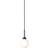 Nuura Apiales Satin Black / Opal Pendant Lamp ∅ 12cm