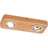 Lindby Mikari Wood Ceiling Flush Light 30cm