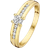 Isabel Bernard Le Marais Estee Ring - Gold/Transparent