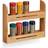 Relaxdays Bamboo Spice Rack