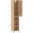vidaXL Engineered Wood Sonoma Oak Skænk 34.5x180cm
