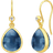Julie Sandlau Paloma Earrings - Gold/Blue/Transparent