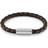 Tommy Hilfiger Exploded Braid Bracelet - Dark Brown