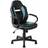 Home Argos Faux Leather Mid Back Gaming Chair - Blue & Black