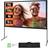 VEVOR Projector Screen with Stand 100 inch 16:9 4K 1080 HD Movie Screen Bar Feet