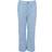 Black Colour Box Pants - Light Blue