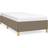 vidaXL taupe 90x190 Sengeramme