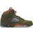 NIKE Air Jordan 5 Retro M - Army Olive/Solar Orange