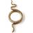 L'Objet Snake Gold Magnifying Glass