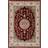 KM Carpets Dubai Medallion Röd 160x230cm