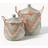 Westwing Collection Mija Orange/Sage Green/Beige Korg 45cm 2st