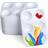 Shein 2pcs White Palette Mixing Tray For Artist Watercolor And Oil Paint, Art Painting Supply