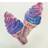 Shein 2pcs Glitter Sequined Ice Cream Applique Patch With Embroidery