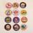 Shein 12pcs/Set Round Zodiac Constellation Embroidered Patches For Clothing & Hat Diy Heat Transfer Appliques